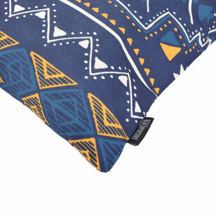 Indian Style Darkblue Kussenhoes | 45x45 cm | Katoen/Linnen