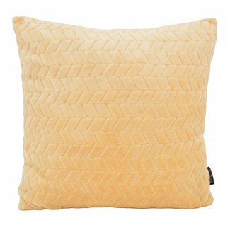 NOVÉE Pluche Butter | 45 x 45 cm | Kussenhoes | Polyester