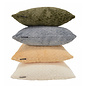 Pluche Botergeel Kussenhoes | 45x45 cm | Polyester