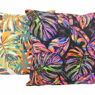 Art Leaves #1 Kussenhoes | 45x45 cm | Katoen/Polyester