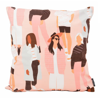 Gek op kussens! Independent Women Kussenhoes | 45x45 cm | Katoen/Polyester