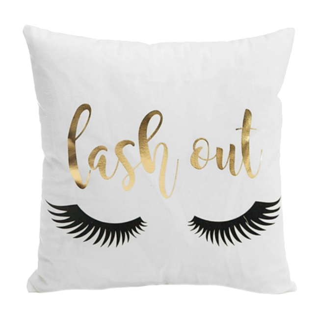 Lash Out | 45 x 45 cm | Kussenhoes | Katoen/Polyester