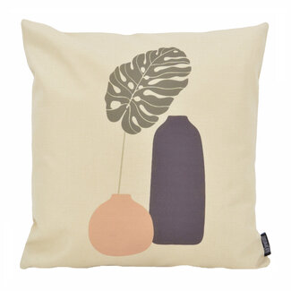 Gek op kussens! Ceramic Vases #3 Kussenhoes | 45x45 cm | Katoen/Linnen