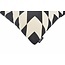 Black Aztec Kissenbezug | 45x45 cm | Baumwolle/Leinen