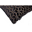 Black/Gold Geometric | 45 x 45 cm | Kussenhoes | Polyester