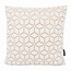 Cream/Gold Geometric | 45 x 45 cm | Kussenhoes | Polyester