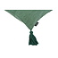 Tassle Washed Green | 45 x 45 cm | Kussenhoes | Katoen