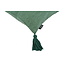 Tassle Washed Green Kussenhoes | 45x45 cm | Katoen