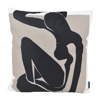 Gek op kussens! Sierkussen Abstract Silhouette | 45 x 45 cm | Katoen/Polyester