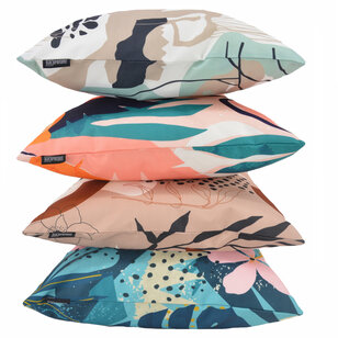 Sierkussen Abstract Summer #4 - Outdoor | 45 x 45 cm | Katoen/Polyester