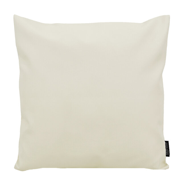 Sierkussen Arizona Creme  | 45 x 45 cm | PU Leder