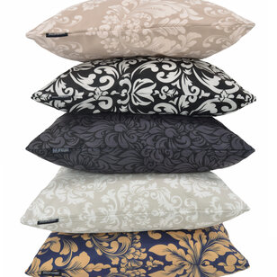 Sierkussen Barok Grijs/Wit | 45 x 45 cm | Katoen/Polyester