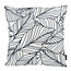 Gek op kussens! Sierkussen Black & White Leaves | 45 x 45 cm | Katoen/Polyester