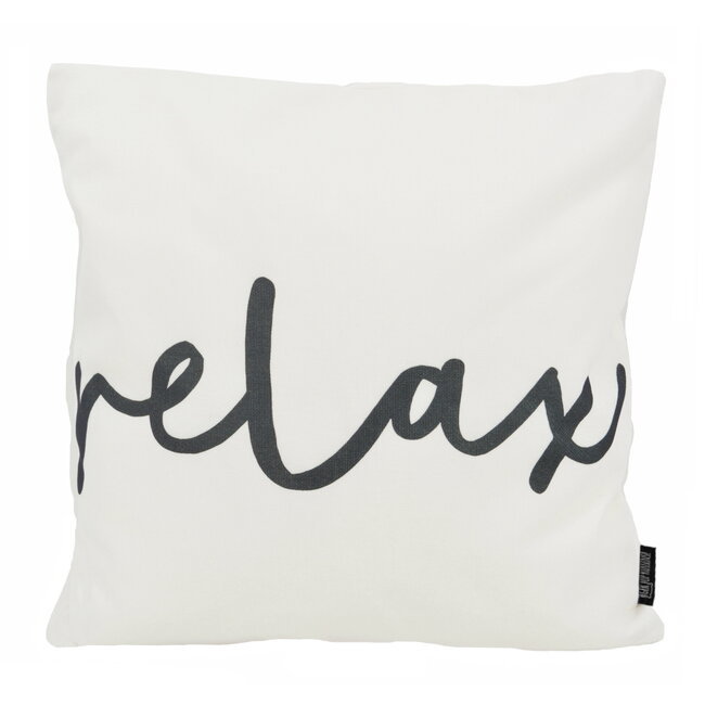 Sierkussen Black & White Relax - Outdoor | 45 x 45 cm | Polyester