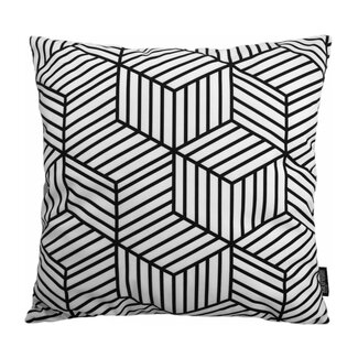 Gek op kussens! Sierkussen Black Illusion | 45 x 45 cm | Katoen/Polyester