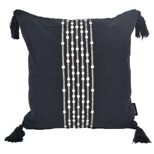 Sierkussen Boho Kaya Black | 40 x 40 cm | Katoen
