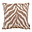 NOVÉE Sierkussen Brown Zebra | 45 x 45 cm | Jacquard/Polyester