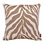 Sierkussen Brown Zebra | 45 x 45 cm | Jacquard/Polyester