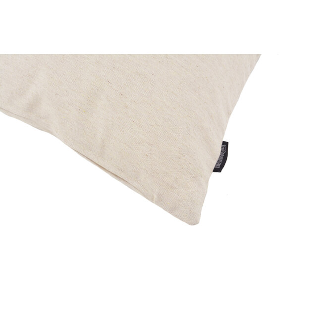 Sierkussen Cala Beige | 45 x 45 cm | Katoen/Linnen/Polyester