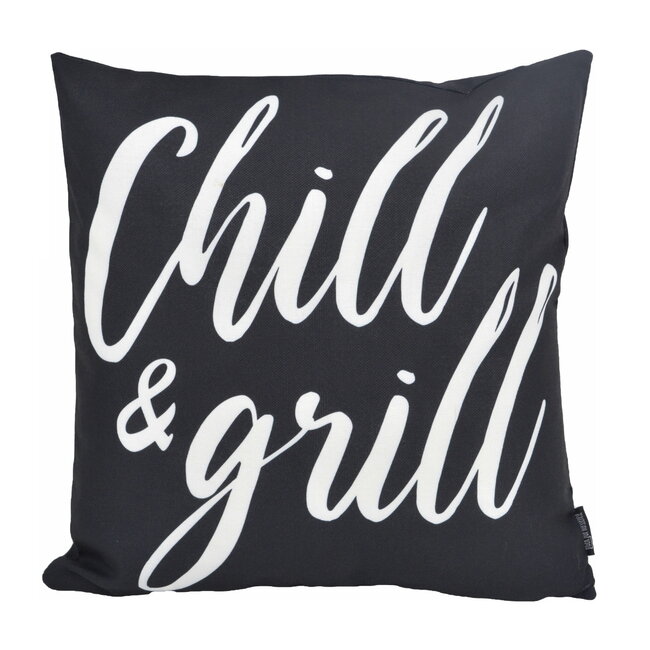 Sierkussen Chill & Grill - Outdoor | 45 x 45 cm | Katoen/Polyester