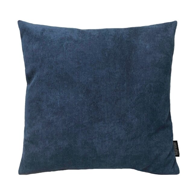 Sierkussen Coco Blauw Ribfluweel | 45 x 45 cm | Ribfluweel