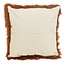 Sierkussen Cognac Brown Fur | 45 x 45 cm | Polyester