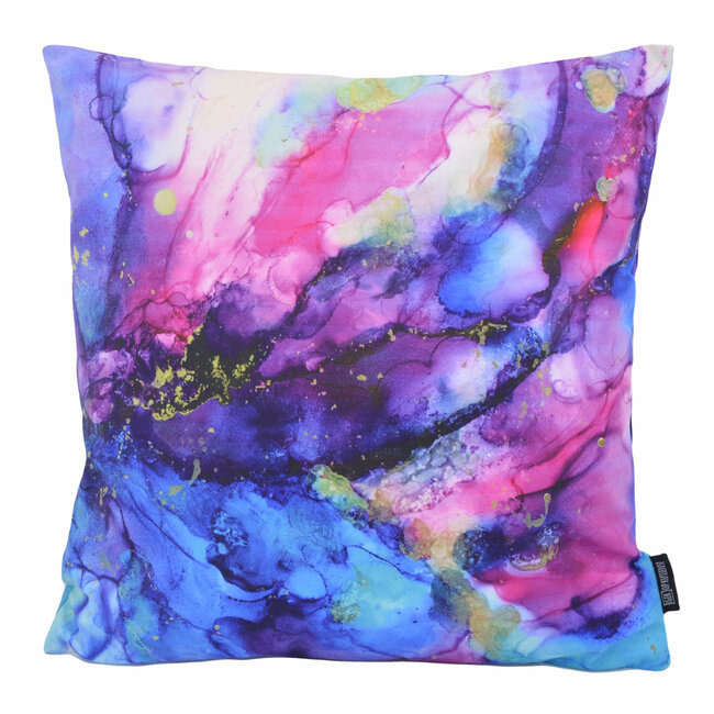Sierkussen Color Explosion #1 | 45 x 45 cm | Katoen/Polyester