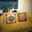 Sierkussen Color Mandala #1 | 45 x 45 cm | Katoen/Linnen