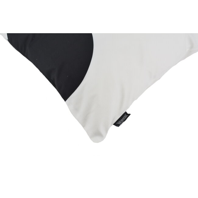 Sierkussen Contrast Lines | 45 x 45 cm | Katoen/Polyester