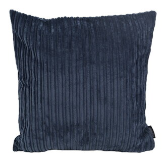 Gek op kussens! Sierkussen Corduroy Velvet Blauw   | 45 x 45 cm | Polyester