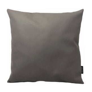 Gek op kussens! Sierkussen Cuir Grey | 45 x 45 cm | PU Leder