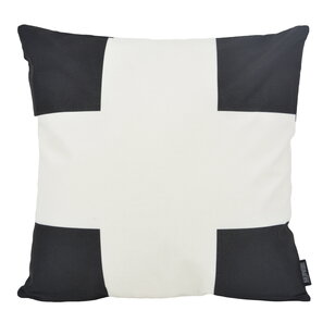 Sierkussen Dano Black/White #1 - Outdoor | 45 x 45 cm | Katoen/Polyester