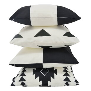 Sierkussen Dano Black/White #2 - Outdoor | 45 x 45 cm | Katoen/Polyester