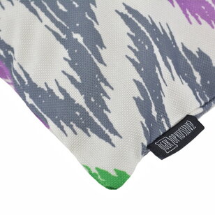 Sierkussen Diamond Groen/Paars - Outdoor | 45 x 45 cm | Katoen/Polyester
