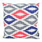 Sierkussen Diamond Roze/Blauw - Outdoor | 45 x 45 cm | Katoen/Polyester