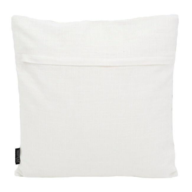 Sierkussen Dido Silver / White | 45 x 45 cm | Katoen