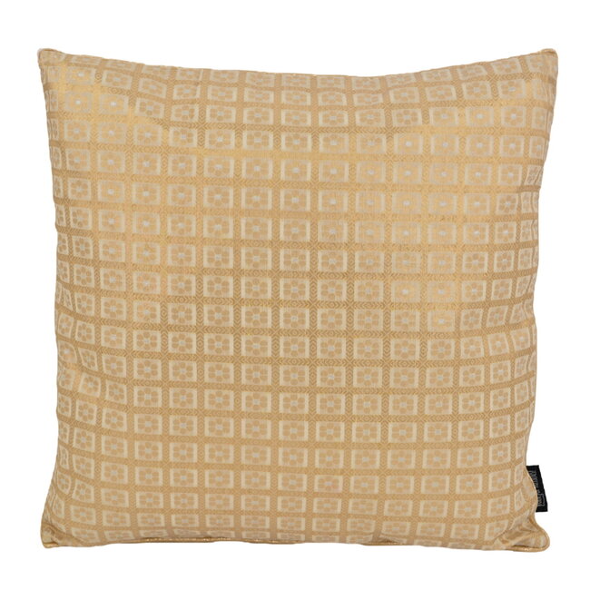 Sierkussen Elvi Beige / Gold | 45 x 45 cm | Polyester