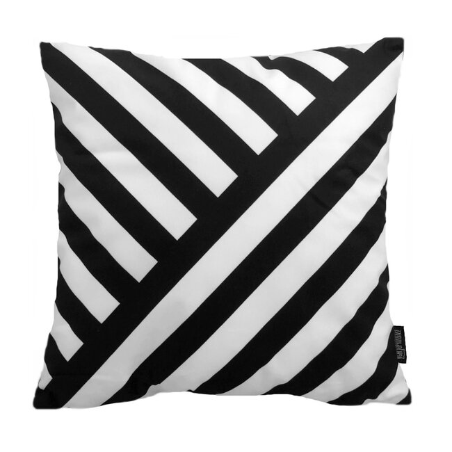 Sierkussen Felix Black | 45 x 45 cm | Katoen/Polyester