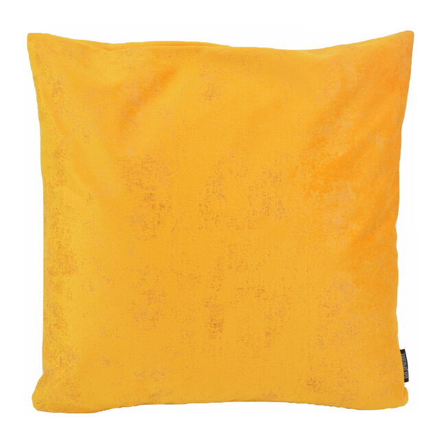 Sierkussen Flo Gold Velvet Geel | 45 x 45 cm | Polyester