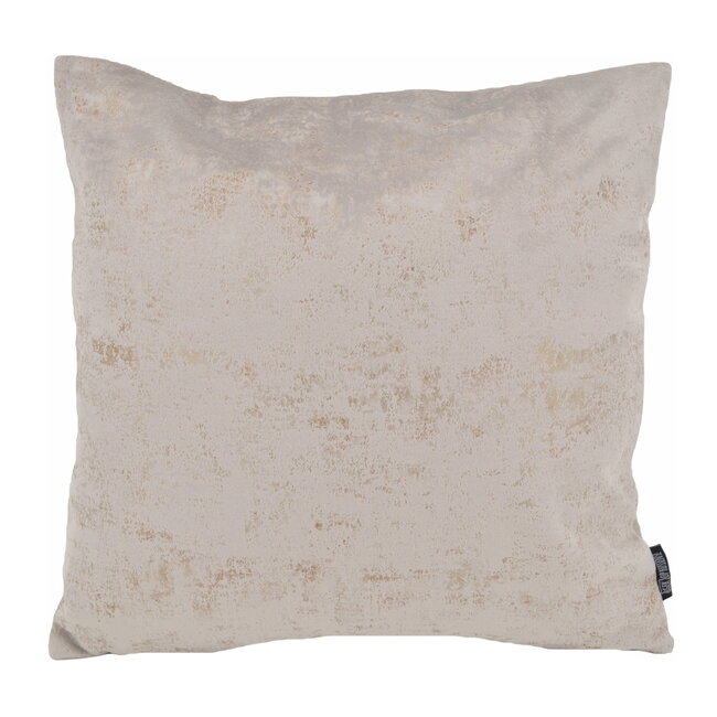 Sierkussen Flo Gold Velvet Grijs | 45 x 45 cm | Polyester