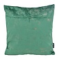 Sierkussen Flo Gold Velvet Groen | 45 x 45 cm | Polyester