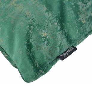 Sierkussen Flo Gold Velvet Groen | 45 x 45 cm | Polyester