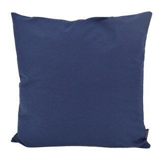 Gek op kussens! Sierkussen Florea Uni Donkerblauw | 45 x 45 cm | Katoen/Polyester