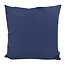 Gek op kussens! Sierkussen Florea Uni Donkerblauw | 45 x 45 cm | Katoen/Polyester