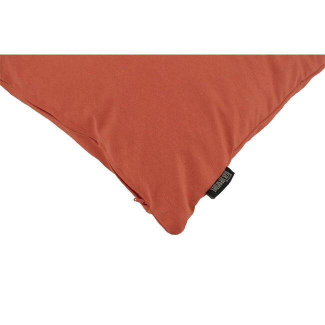 Sierkussen Florea Uni Roodbruin | 45 x 45 cm | Katoen/Polyester