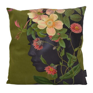 Gek op kussens! Sierkussen Flower Face | 45 x 45 cm | Katoen/Polyester