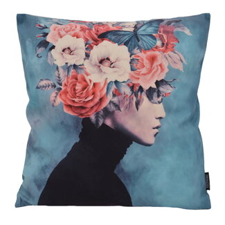 Gek op kussens! Sierkussen Flower Hair | 45 x 45 cm | Katoen/Polyester