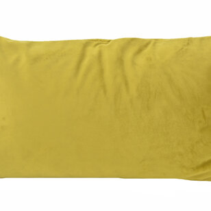 Sierkussen French Velvet Mosterd | 30 x 50 cm | Velvet/Polyester