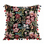 NOVÉE Sierkussen Fringe Vintage Flowers | 45 x 45 cm | Katoen/Polyester