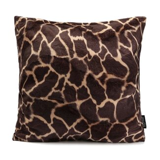 Gek op kussens! Sierkussen Furry Giraffe | 45 x 45 cm | Polyester